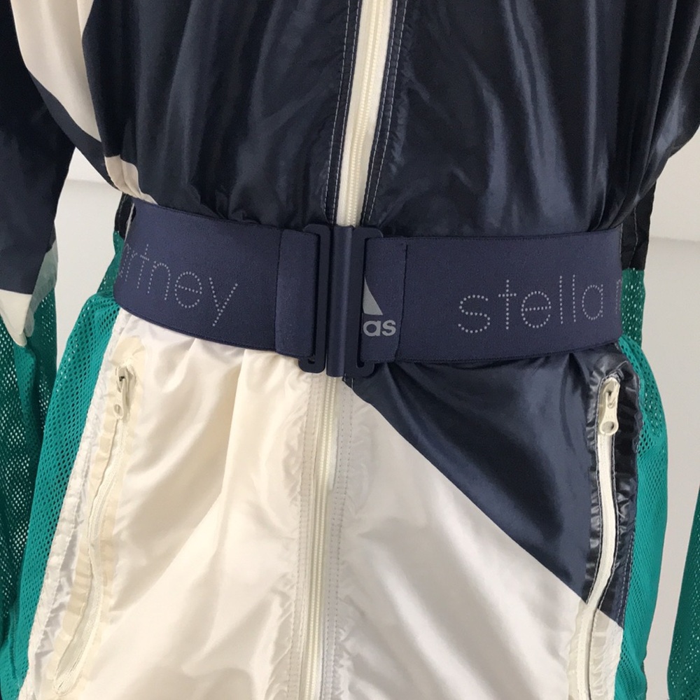Adidas x Stella McCartney Run KTE Windbreaker Jacket with Belt Size M - Picture 7 of 15